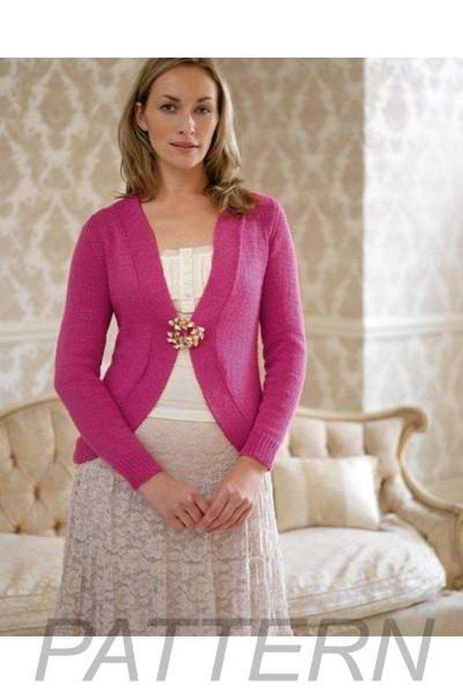 Debbie Bliss Curved edge Jacket PATTERN ONLY-Patterns-Debbie Bliss-Alpaca Direct