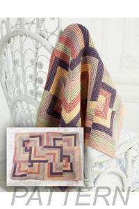 Debbie Bliss L Blocks Blanket PATTERN ONLY-Patterns-Debbie Bliss-Alpaca Direct