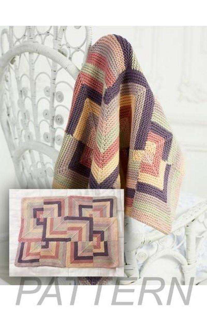 Debbie Bliss L Blocks Blanket PATTERN ONLY-Patterns-Debbie Bliss-Alpaca Direct