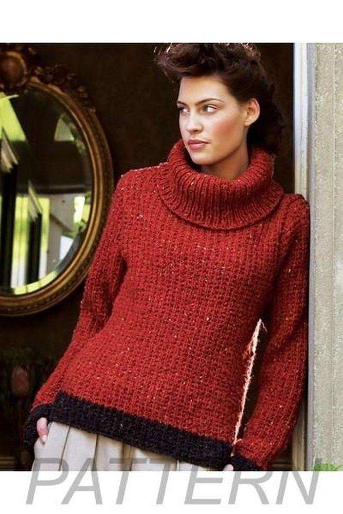Debbie Bliss Mock Rib Sweater PATTERN ONLY-Patterns-Debbie Bliss-Alpaca Direct