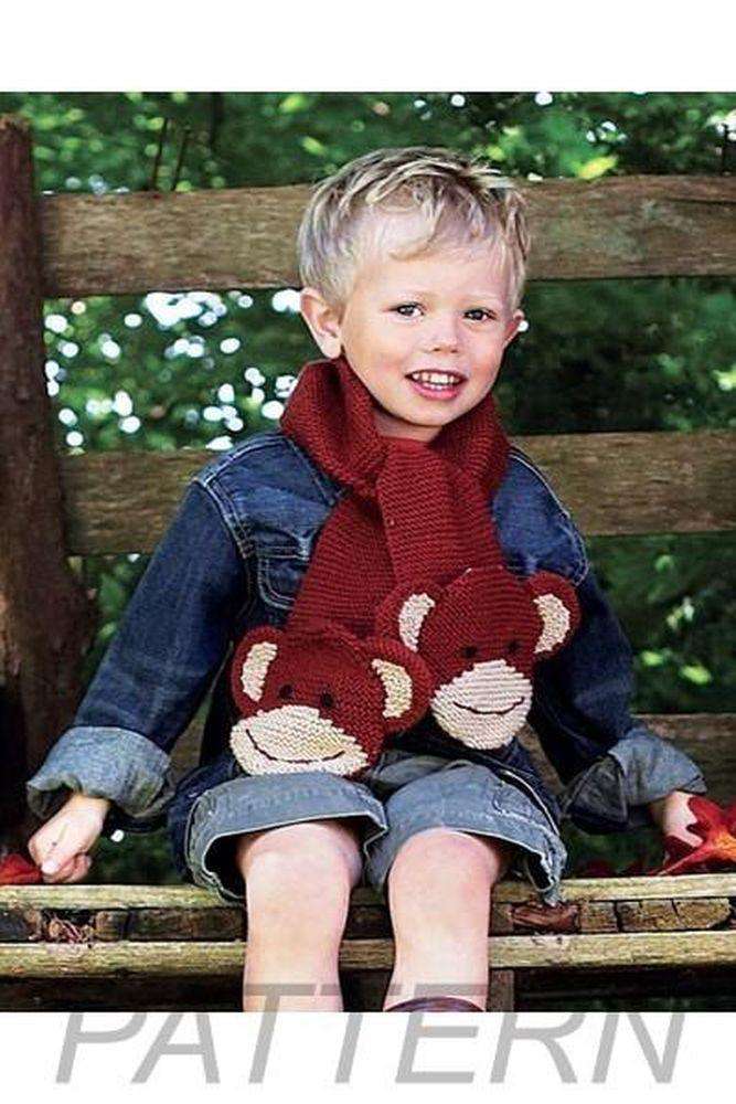Debbie Bliss Monkey Scarf PATTERN ONLY-Patterns-Debbie Bliss-Alpaca Direct