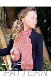 Debbie Bliss Pig Scarf PATTERN ONLY-Patterns-Debbie Bliss-Alpaca Direct