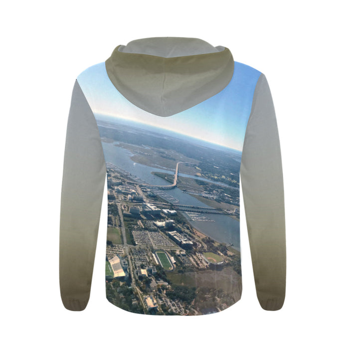 Descendants of the Island Charleston 3 Men's All Over Print Full Zip Hoodie