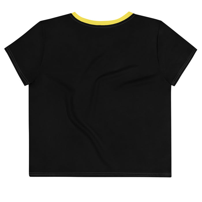 Descendants of The Island Yellow/Black Crop Tee