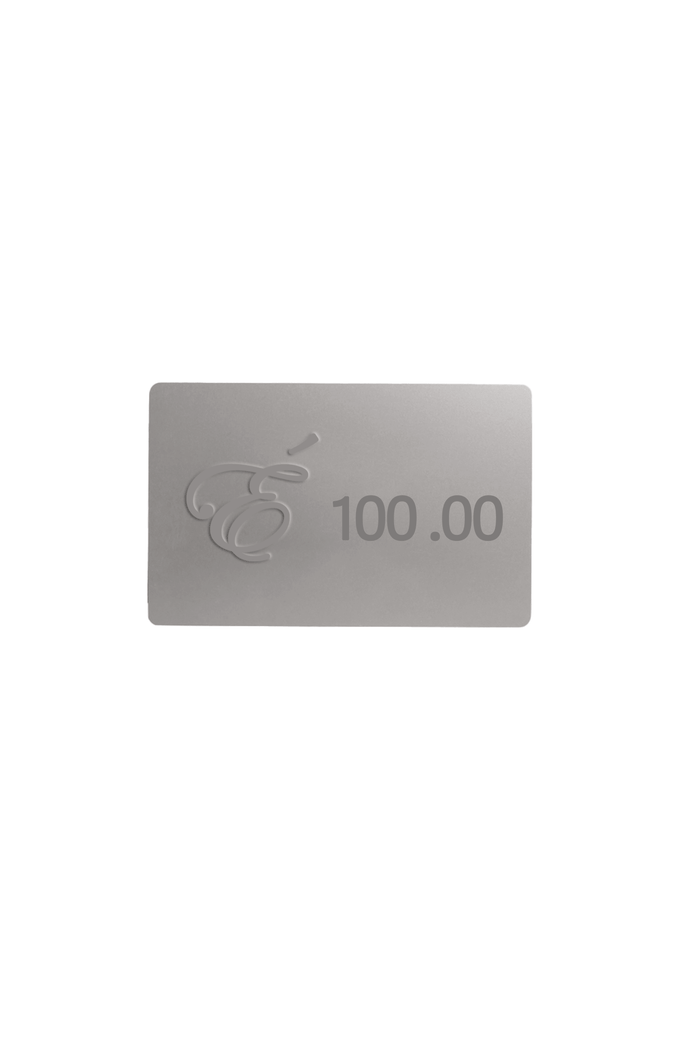 Designer Gift Card $100 from Éclectique, perfect for gifting stylish apparel and accessories.