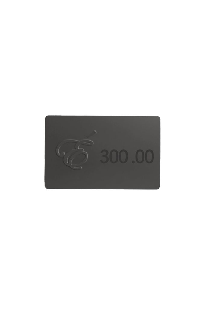 Designer Gift Card $300 - Éclectique, a stylish gift card for exclusive apparel and accessories.