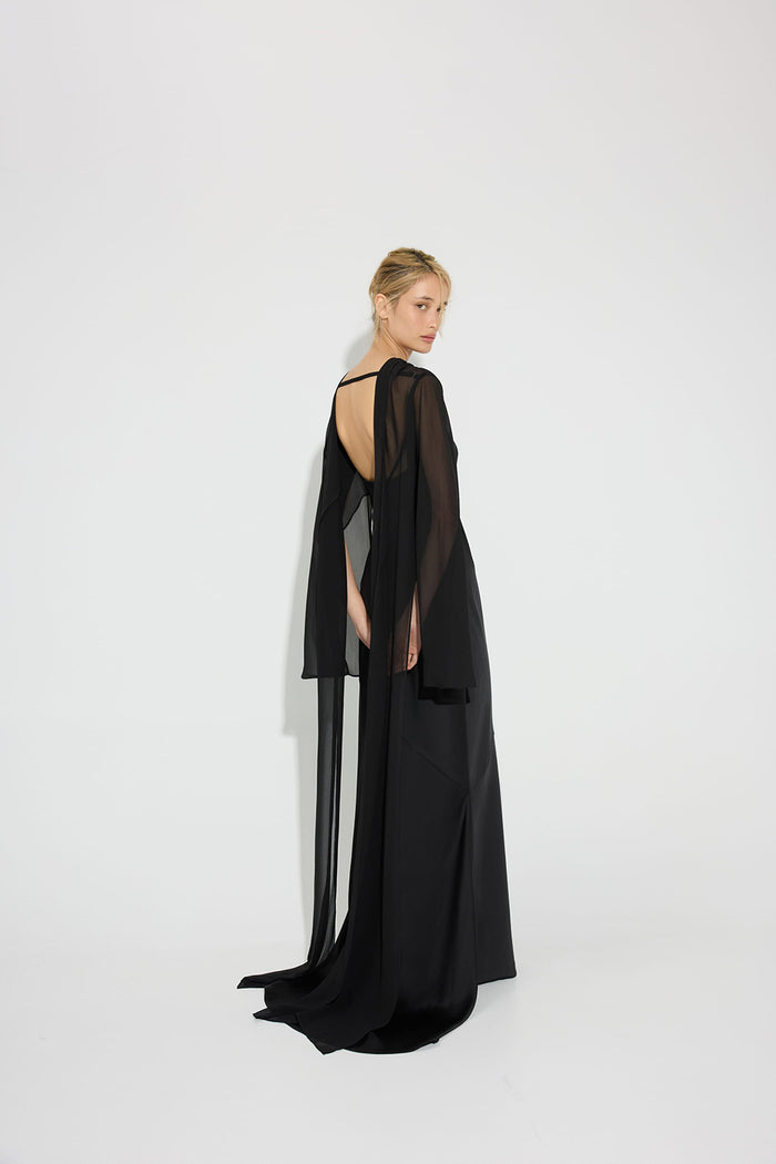 Devlyn Long Sleeve Gown
