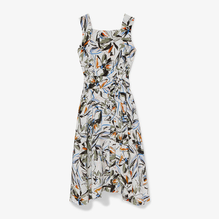 packshot image of the diemmy dress in sketchbook floral