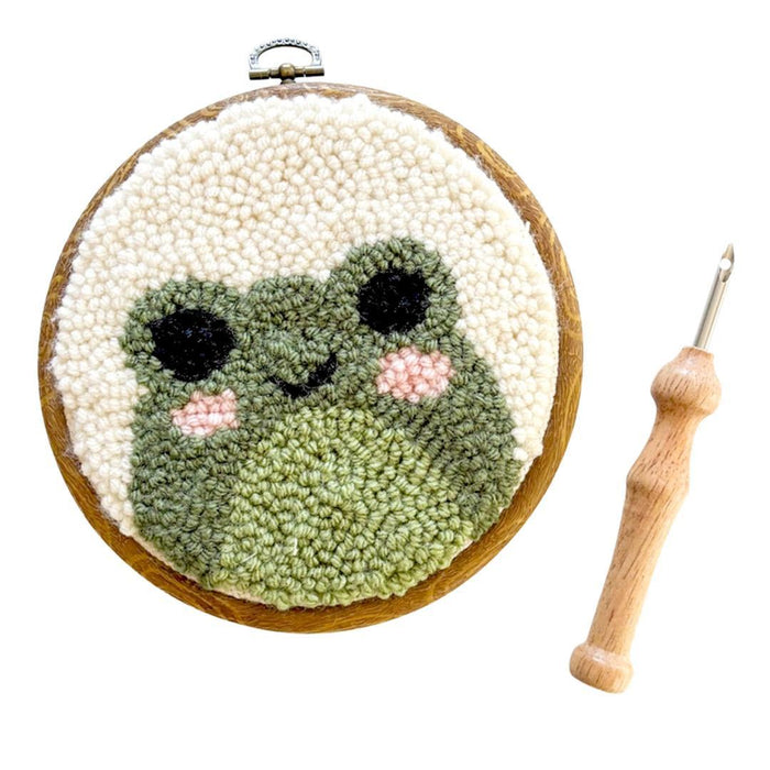 DIY Kit - Frog Punch Needle Kit by The Urban Acres