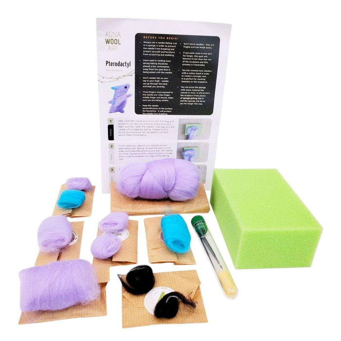 DIY Kit - Needle Felting - Pterodactyl by Benzie Design