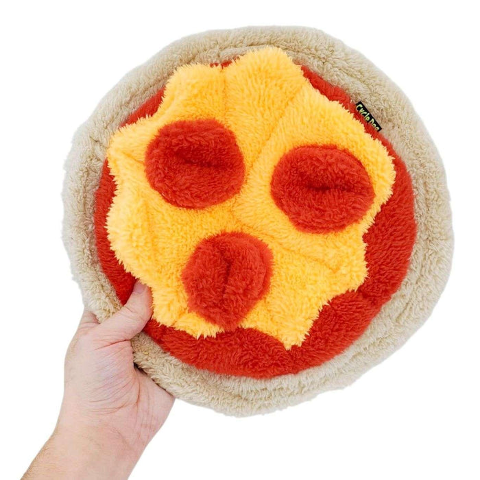 Dog Toy - Duraplush Flying Pizza by Cycle Dog