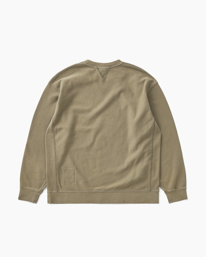 Dyed Stock Crewneck Mud