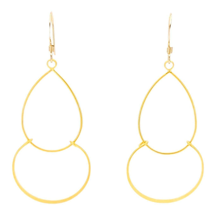 Earrings - Serena Dangles (14k Gold Fill) by Foamy Wader