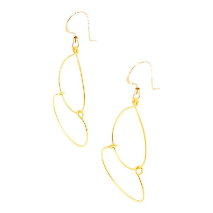 Earrings - Serena Dangles (14k Gold Fill) by Foamy Wader