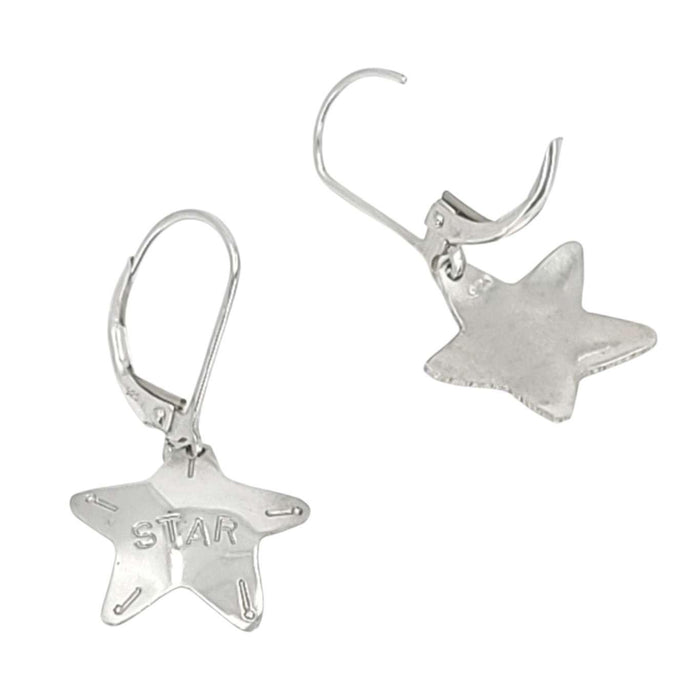 Earrings - Small MEGA STAR Drops (Sterling Silver) by imakecutestuff