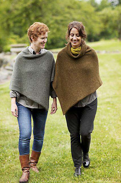 Easy Folded Poncho by Churchmouse yarns and Teas-Patterns-Churchmouse Yarns-Alpaca Direct