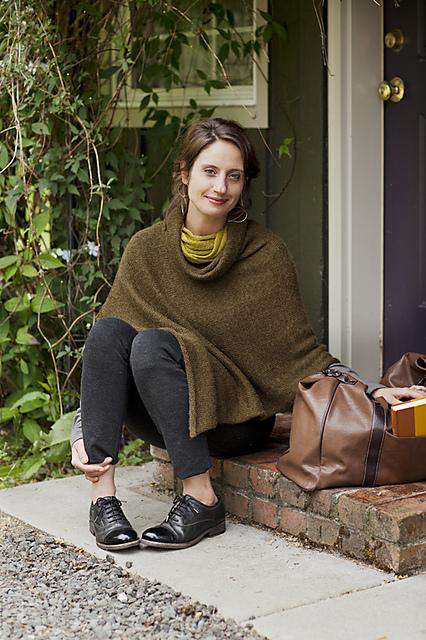 Easy Folded Poncho by Churchmouse yarns and Teas-Patterns-Churchmouse Yarns-Alpaca Direct