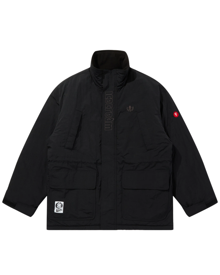 Embroidered Logo Nylon Coat