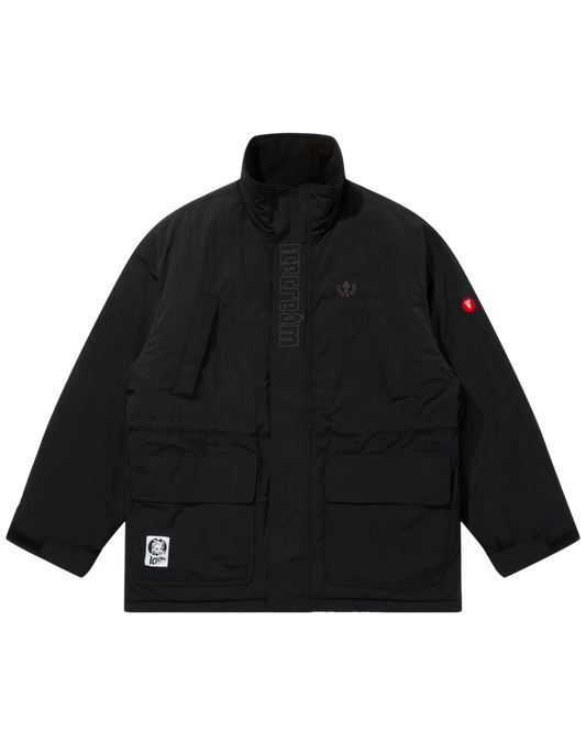 Embroidered Logo Nylon Coat