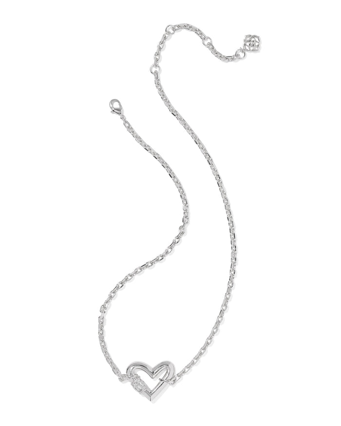Emery Heart Short Pendant Necklace