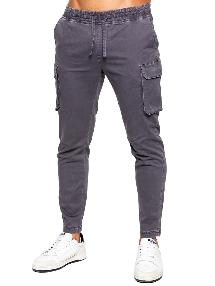EZ612 Copy of Enzo | Mens Cargo Trousers ENZO RAWDENIM