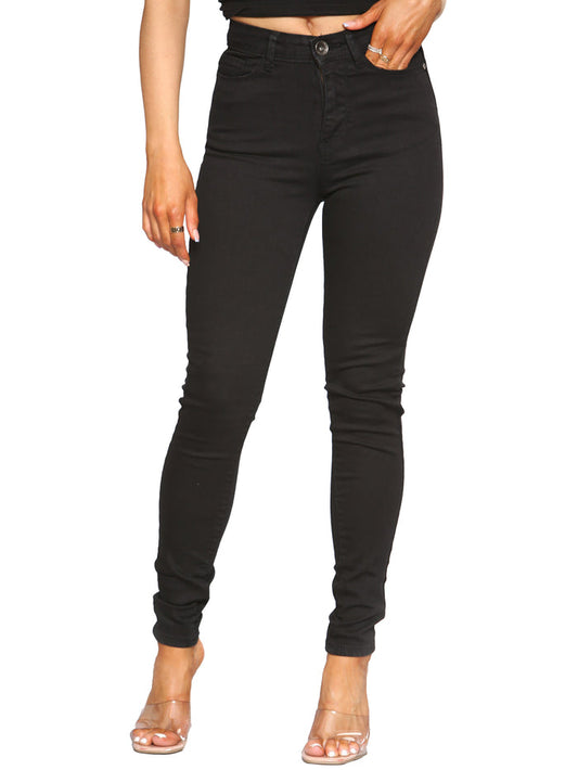 EZL416 Womens Skinny Stretch Denim Jeans UK Size 8-20 | Enzo Designer Womenswear ENZO RAWDENIM