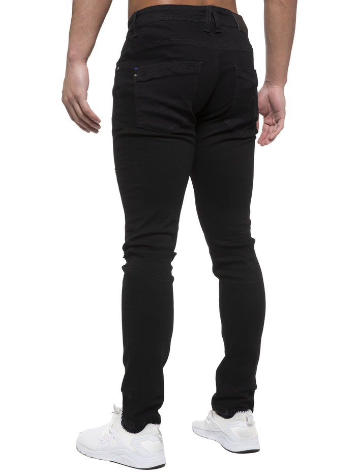 EM625 ETO | Mens Designer Hyperstretch Skinny Fit Distressed Jeans ETO RAWDENIM