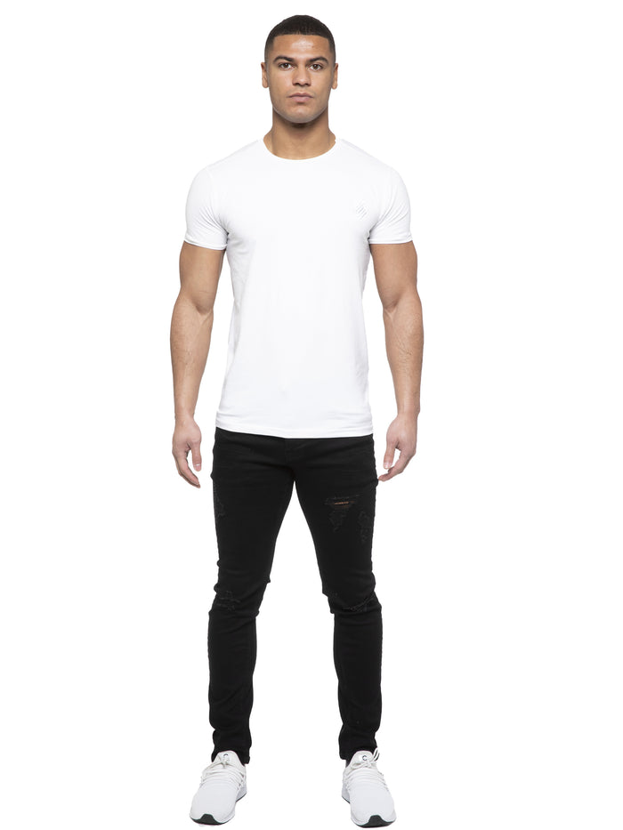 EM625 ETO | Mens Designer Hyperstretch Skinny Fit Distressed Jeans ETO RAWDENIM