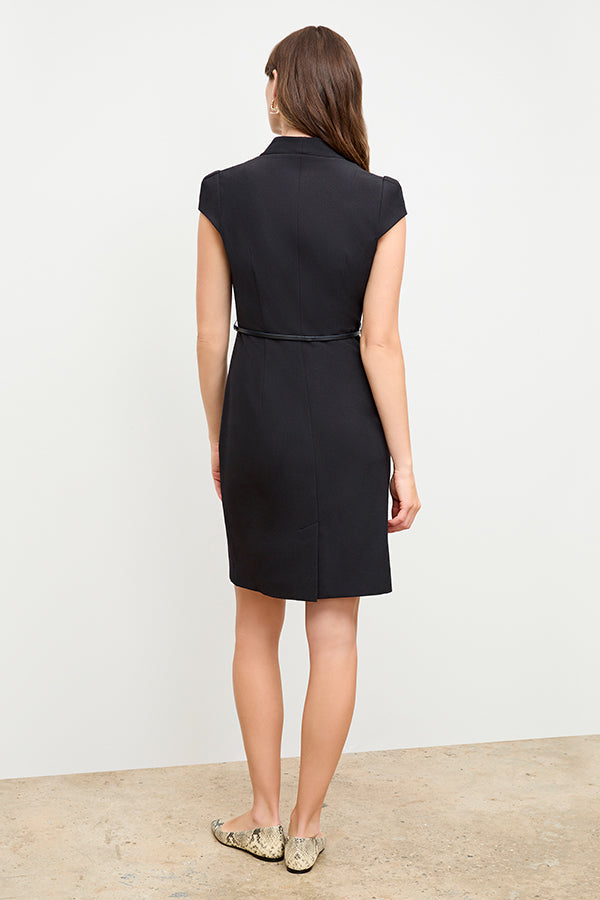back image of a woman wearing the felisa dress in black | Exclude | Grid Hover