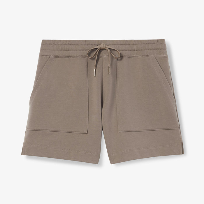 Packshot image of the Felix Short - Light French Terry in Light Truffle