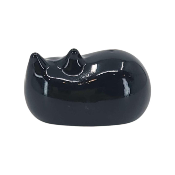 Figurine - Black Cat Lampwork Glass by Shang Daili