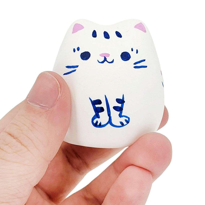 Figurine - Porcelain Cat Sculpture (A - F) by Kayan Pepper Co.