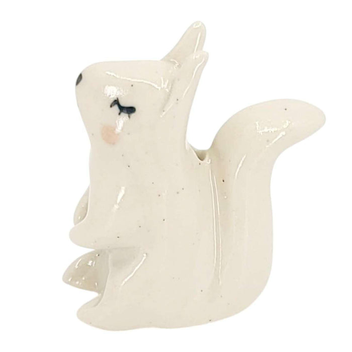PT102 $32 - Squirrel Soliflore Lucky Charm Figurine