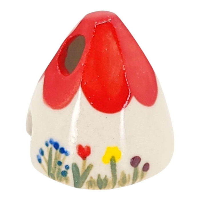 Figurine Set - Mouse House Incense Burner (Red) by Spalted Home