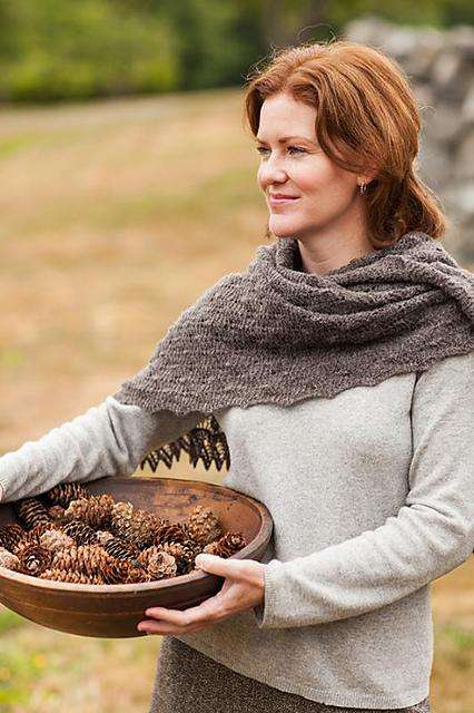 Fir Cone Scarf and Wrap by Churchmouse Yarns and Teas-Patterns-Churchmouse Yarns-Alpaca Direct