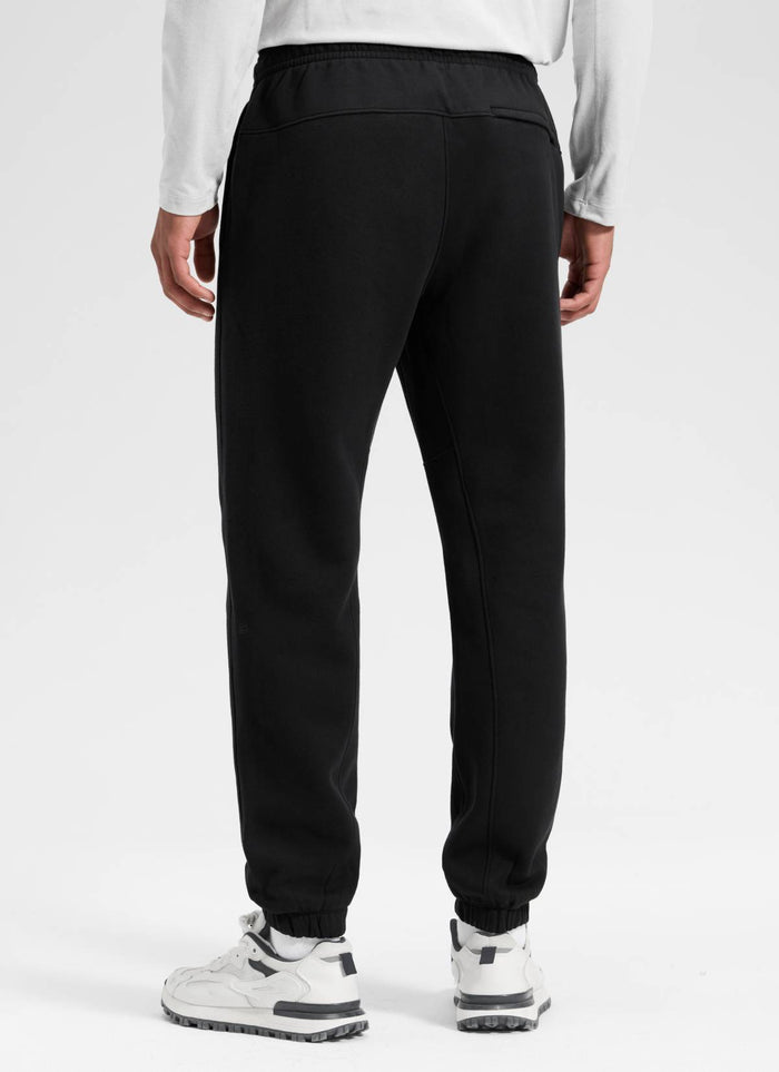 CRZ YOGA Mens Classic Fit Zipper Pockets Sweatpants 30" Black