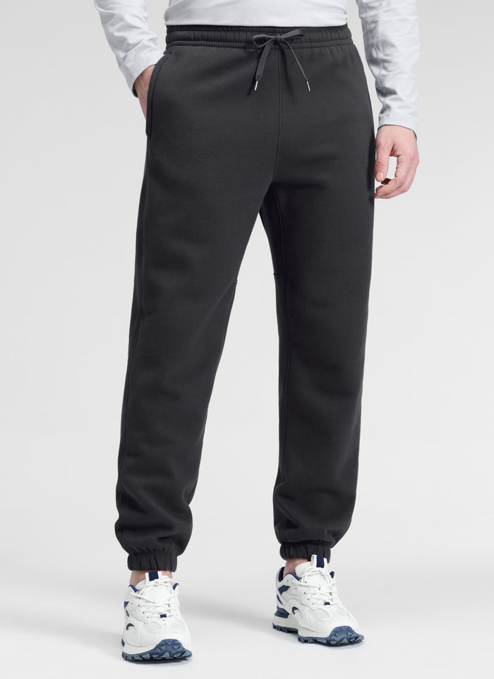 CRZ YOGA Mens Classic Fit Zipper Pockets Sweatpants 30" Mysterious Grey