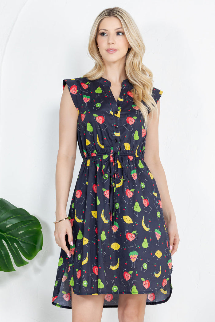 French Cafe Dress Fruity