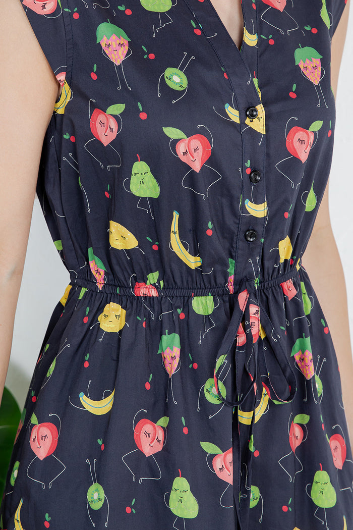 French Cafe Dress Fruity