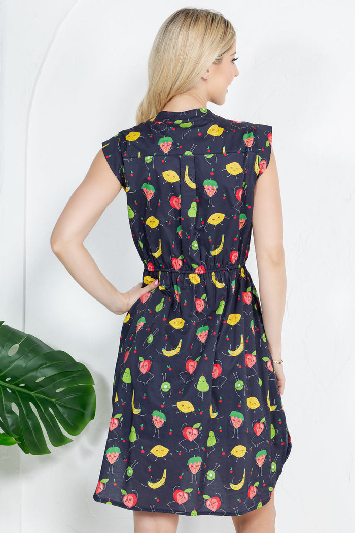 French Cafe Dress Fruity