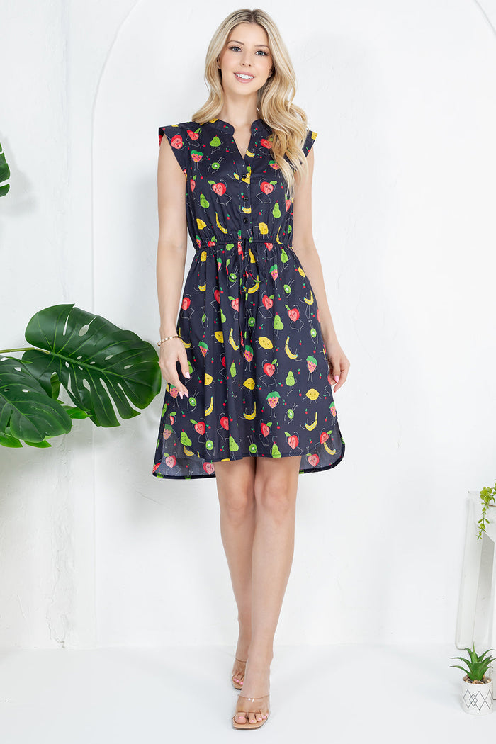 French Cafe Dress Fruity