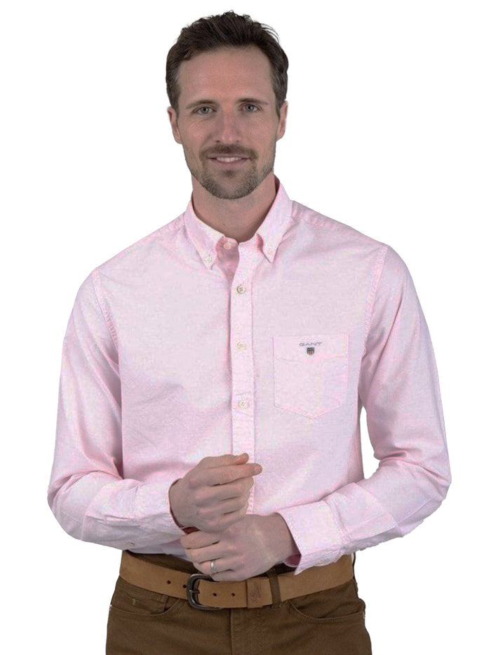 GANT_SHIRT_OXFORD Gant Mens Regular Fit Shirt | The Oxford Shirt GANT RAWDENIM