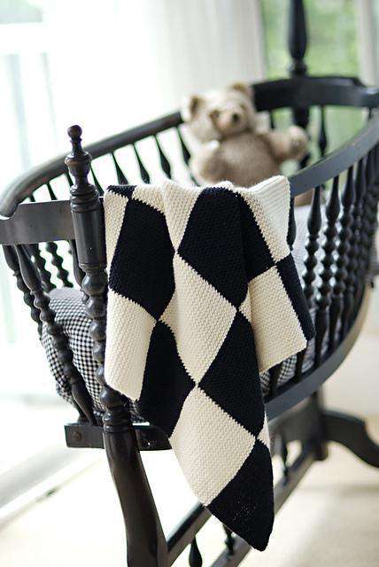 Garter Blocks Baby Blanket by Churchmouse Yarns and Teas-Patterns-Churchmouse Yarns-Alpaca Direct