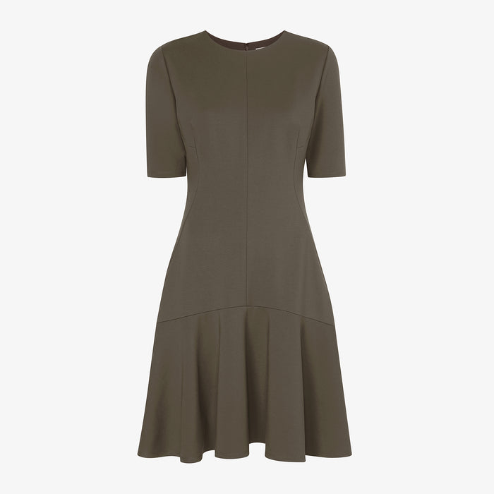 packshot image of the gina dress in ash