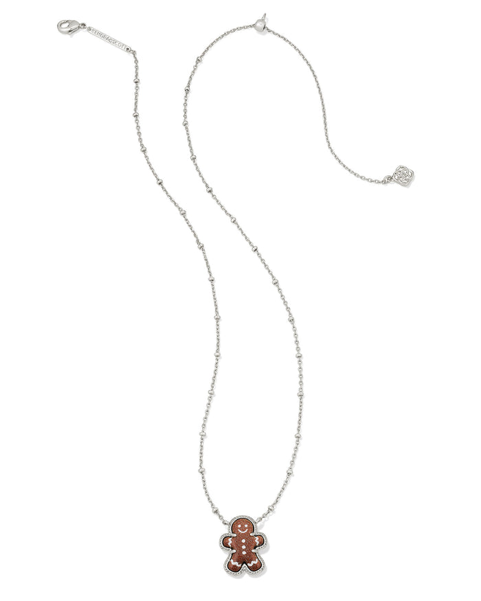 Gingerbread Pendant Necklace