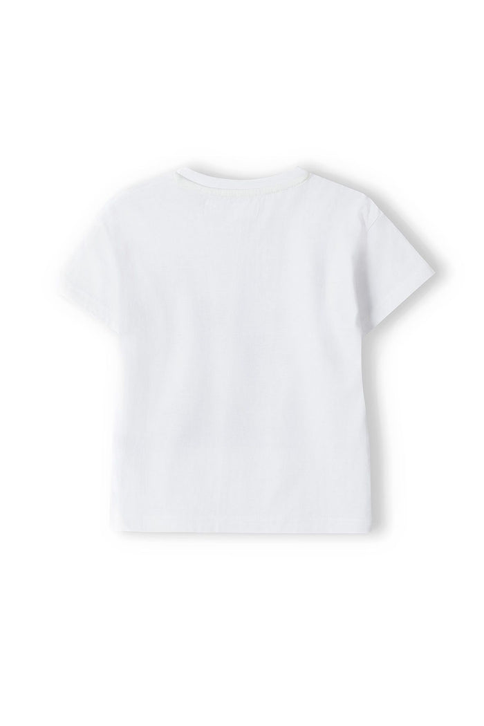 Short Sleeve T-Shirt Kindness Heart White Pink - 2
