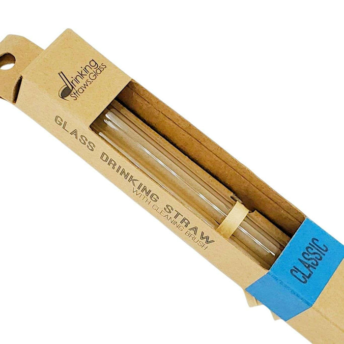 Glass Straw - Straight XL - 12 Inch for 40-44 oz Cups and Water Bottles by DrinkingStraws.Glass