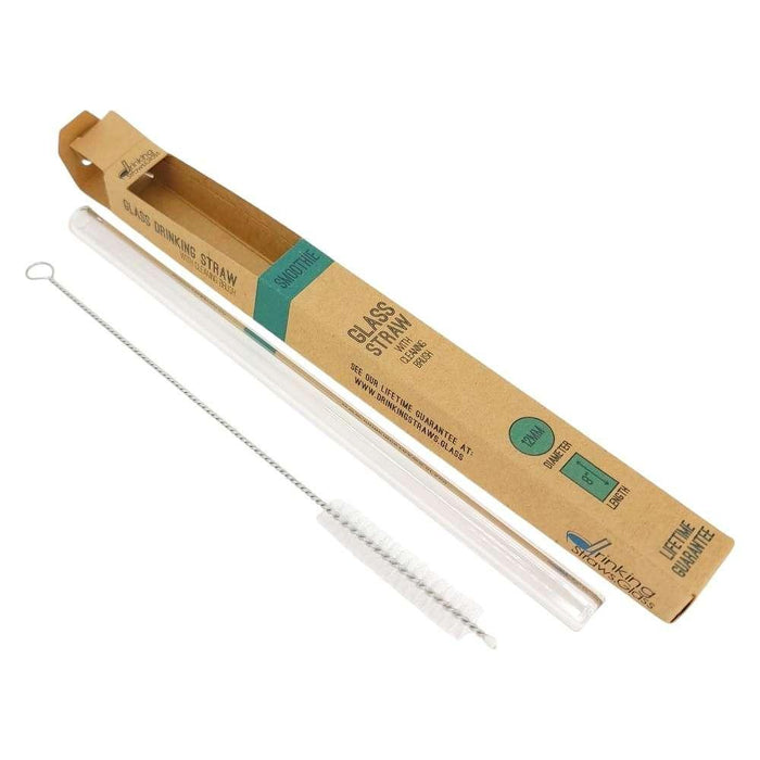 Glass Straws - Smoothie - Straight (Single) by DrinkingStraws.Glass
