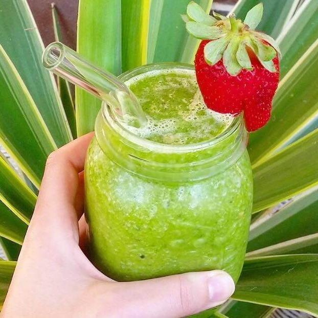 Glass Straws - Smoothie - Straight (Single) by DrinkingStraws.Glass