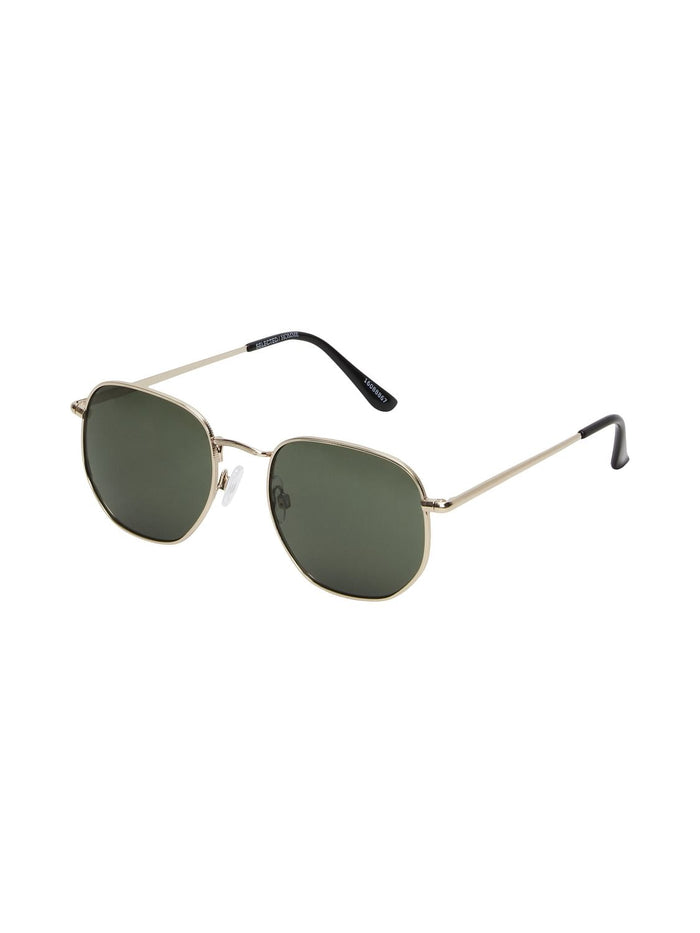 Golden Yellow Aviator Sunglasses